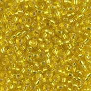 Miyuki seed beads 8/0 - Silverlined yellow 8-6